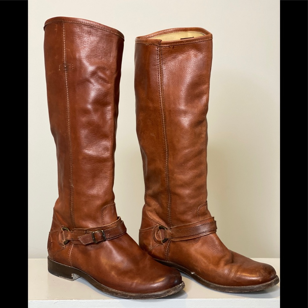 Frye Phillip Harness Moto Boot 7 1/2